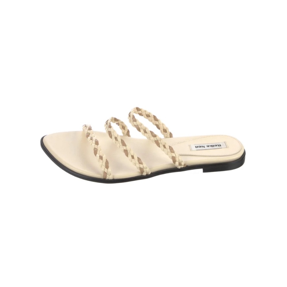 Worn Once: REIKE NEN Braided Leather Flat Sandals